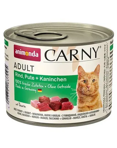 ANIMONDA Carny Adult Vita, Curcan si Iepure 200 g