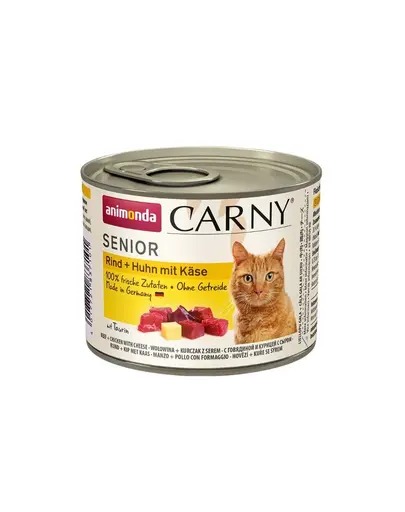 ANIMONDA Carny Senior Vita, Pui si Branza 200 g