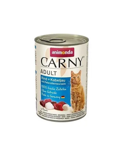 ANIMONDA Carny Adult cu Vita, Cod si Pastarnac 400g