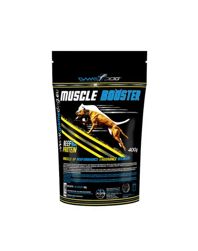 GAME DOG Muscle Booster supliment proteic si de grasime pentru caini 400 g