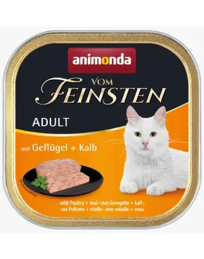 ANIMONDA Vom Feinsten Classic cu pasari de curte si vitel 100 gr