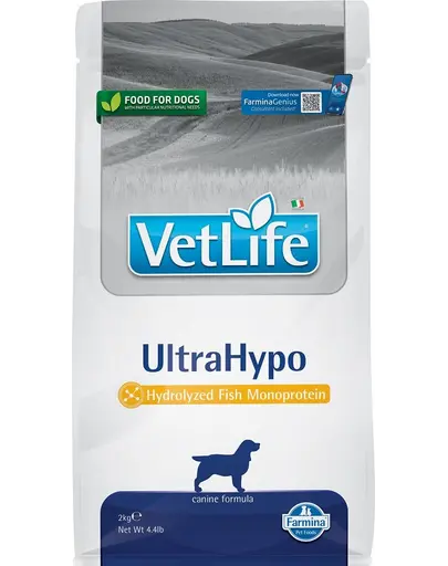 FARMINA Vet Life Ultrahypo Hrana uscata pentru caini cu intolerana alimentara 2 kg