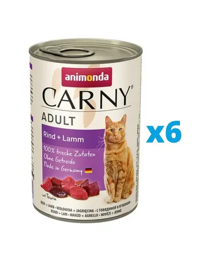 ANIMONDA Carny Adult Vita si Miel 6 x 400 g