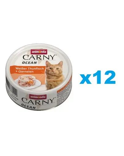 ANIMONDA Carny Ocean ton alb si creveti 12x80g