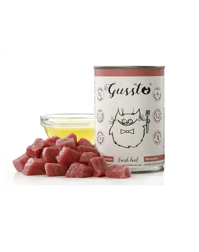 GUSSTO Cat Fresh Beef CARNE PROASPATA DE VITA 400 g