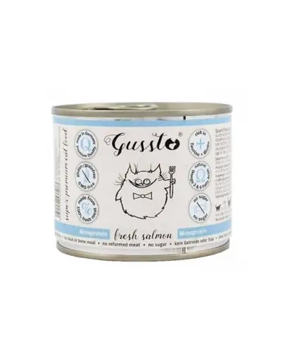GUSSTO Cat Fresh Salmon SOMON PROASPAT 200 g