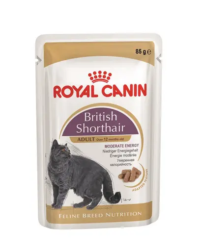 ROYAL CANIN British Shorthair hrana umeda in sos pentru pisici adulte British Shorthair 24x85 g