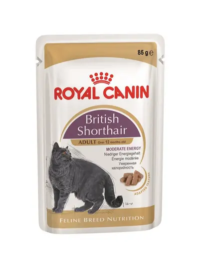 ROYAL CANIN British Shorthair hrana umeda in sos pentru pisici adulte British Shorthair 48x85 g