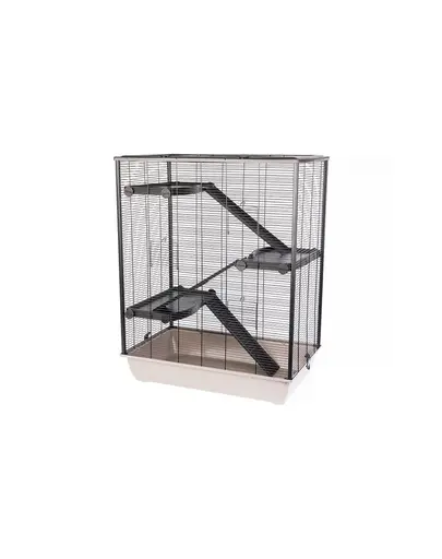 INTERZOO Diego + PL Cusca 3 etaje pentru Rozatoare 78 cm bej deschis