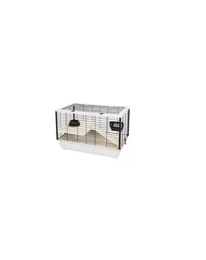 INTERZOO BUNNY 80 DE LUXE Cusca echipata iepuri 78 cm gri deschis