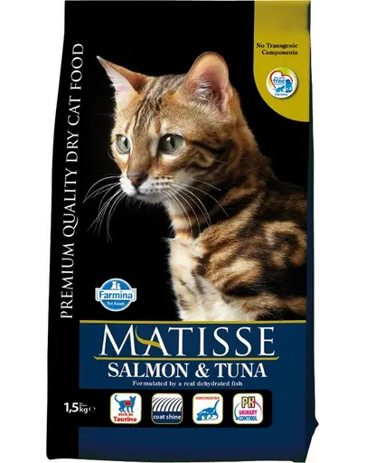 FARMINA MATISSE Hrana uscata pisici adulte, cu somon 1,5 kg