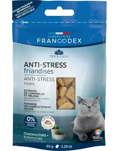 FRANCODEX Snack antistres pentru pisici 65 g