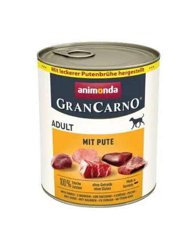ANIMONDA GranCarno Adult curcan 800 g hrana umeda pentru caini