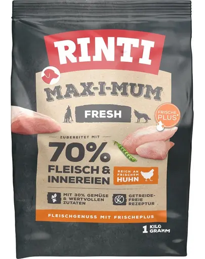 RINTI MAX-I-MUM Chicken hrana uscata pentru caini adulti, cu pui 1 kg
