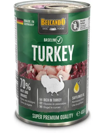 BELCANDO Baseline hrana umeda caini, curcan 400g