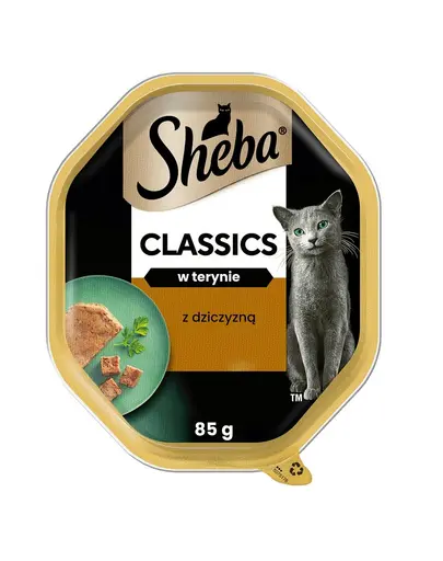 SHEBA Classics 85 g hrana umeda pisici adulte, cu vanat in terina