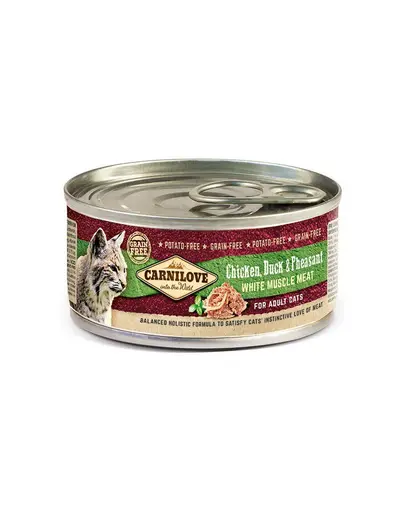 CARNILOVE Cat hrana pisici, cu pui, rata si fazan 100 g