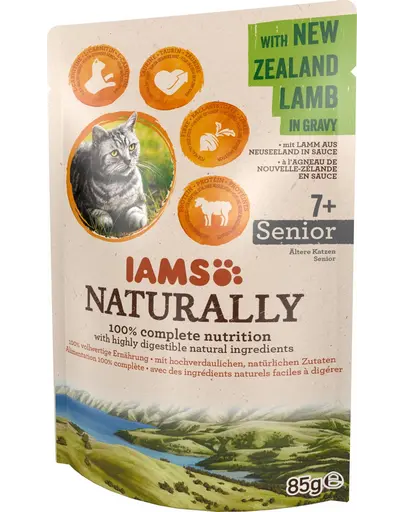 IAMS Naturally hrana umeda pisici senior
