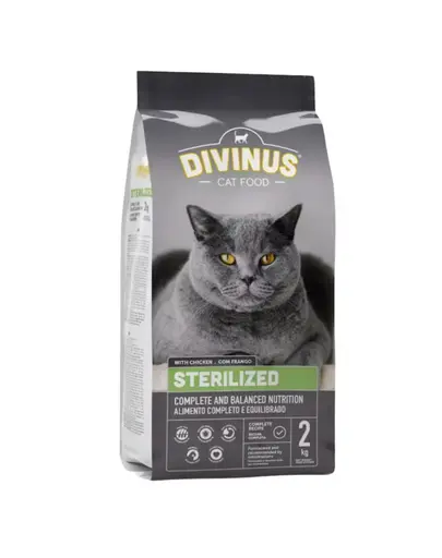 DIVINUS Cat Sterilized 2 kg mancare pisici dupa sterilizare