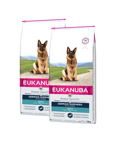 EUKANUBA Adult Breeds Specific German Shepherd Chicken hrana uscata caini adulti 24 kg (2 x 12 kg)