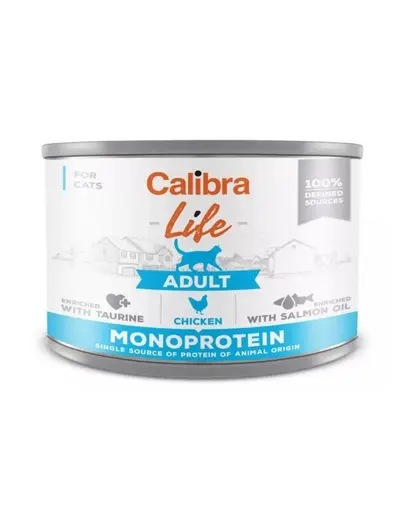 CALIBRA Cat Life Adult Chicken 200 g hrana de pui monoproteica pentru pisici