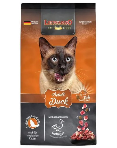 LEONARDO Adult Duck & Rice hrana uscata pisici adulte, cu rata si orez 7,5 kg