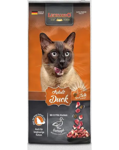LEONARDO Adult Duck&Rice hrana uscata pisici adulte, rata si orez 15 kg