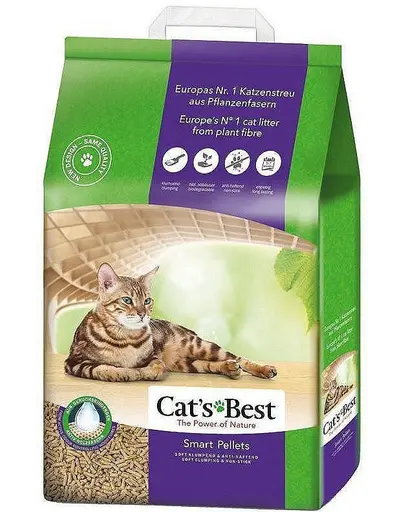 JRS Cat'S Best Smart Pellets Peleti din lemn pentru litiera 10 L (5 kg)