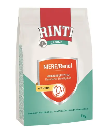 RINTI Canine Niere/Renal Chicken cu pui 1 kg hrana pentru caini