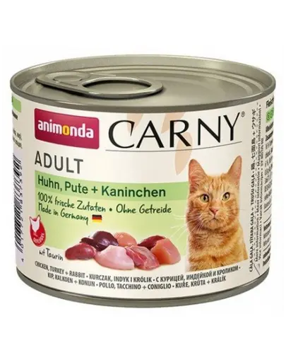 ANIMONDA Carny Adult pui, curcan si iepure 200 g