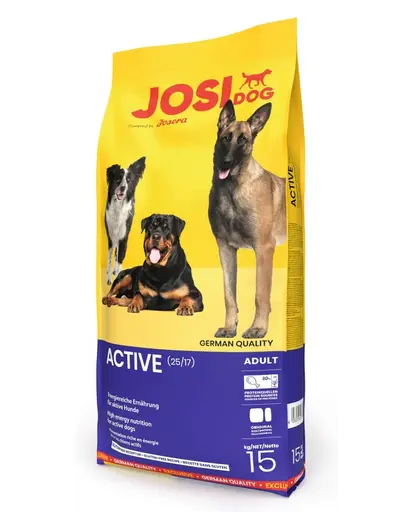 JOSERA JosiDog Active 15 kg hrana pentru caini adulti cu activitate fizica ridicata