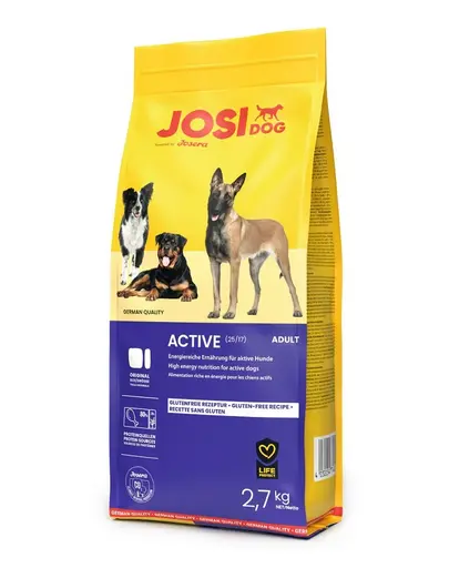 JOSERA JosiDog Active 2,7 kg hrana caini cu activitate ridicata