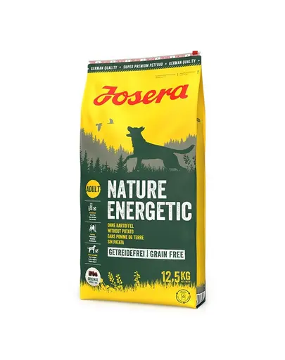 JOSERA Nature Energetic 12,5 kg hrana fara cereale pentru caini activi adulti