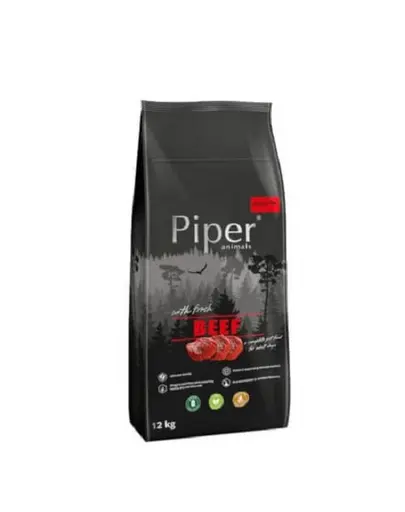 PIPER hrana uscata pentru caini cu carne de vita 12 kg