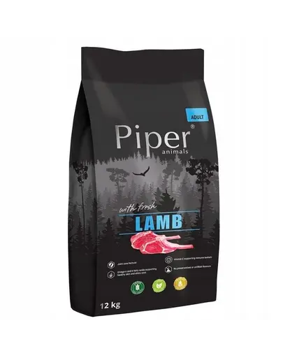 PIPER hrana uscata cu miel pentru caini 12 kg
