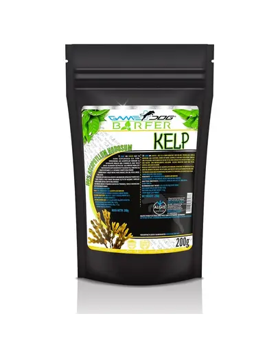 GAME DOG BARFER Kelp Supliment alimentar pentru caini, cu alge marine 200 g