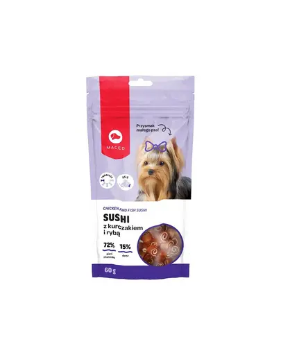 MACED York Sushi cu pui si peste 60 g