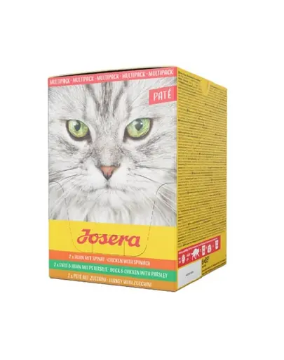 JOSERA Multipack Pate 6x85 g Hrana umeda pisici, pateu mix sortimente
