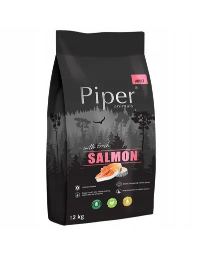 PIPER Hrana pentru caini cu somon 12 kg