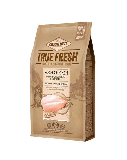 CARNILOVE True Fresh Chicken Junior Large breed pentru catei de rasa mare 1,4 kg