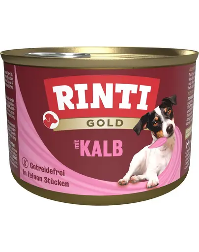 RINTI Gold Veal Mini vitel pentru rase mici de caini 185 g