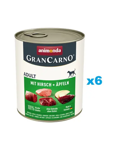 ANIMONDA GranCarno Adult conserva hrana caini porc, vanat si mar 6x800 g