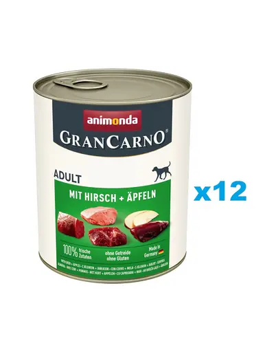 ANIMONDA GranCarno Adult conserva hrana caini porc, vanat si mar 12x800 g