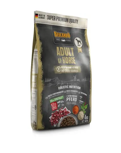 BELCANDO Adult Grain Free Horse Hrana uscata pentru caini adulti, cu carne de cal 4 kg