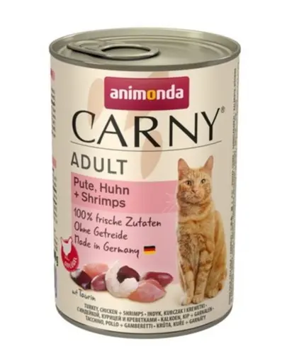 ANIMONDA Carny Adult curcan, pui si creveti 400 gr