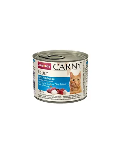 ANIMONDA Carny pisici vita si cod cu patrunjel radacina 200 g