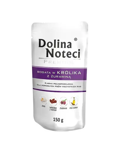 DOLINA NOTECI Premium bogata in iepure si afine 150g