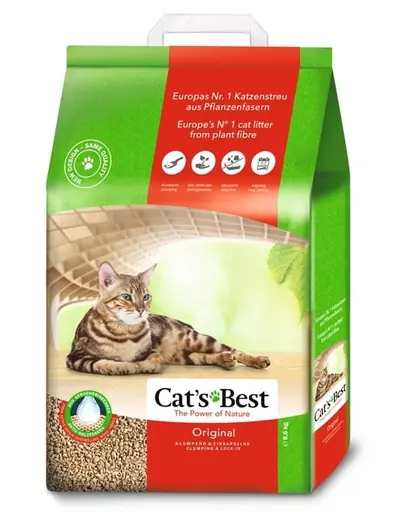JRS Cat's Best Eco Plus Asternut natural din lemn pentru litiera 10 L