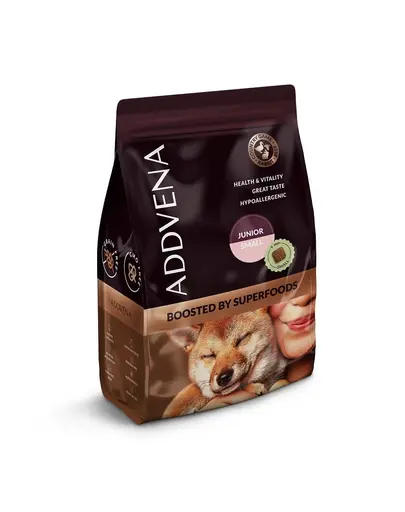 ADDVENA Boosted by Superfoods Junior small 2,5 kg hrana catei de talie mica