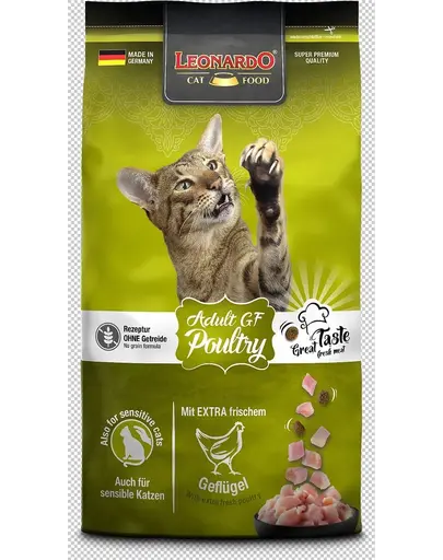 LEONARDO Adult Grain Free Poultry 1,8 kg hrana cu pasare pentru pisica